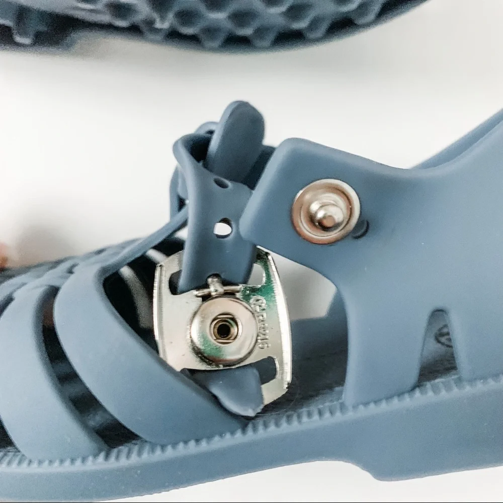 Kids Blue Jelly Fisherman Sandals
